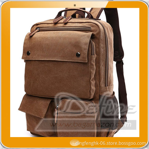 Canvas School Backpack Laptop Backpack